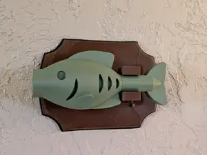 giant brick style fish "Billy Bass" wall decor