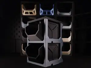 STACKERS: BUCKETS RACK, INTERLOCKING, NO SUPPORT