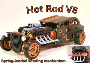 HOT ROD V8 - Spring engine