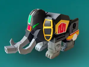 Mammoth Zord - Power Ranger´s Megazord .V2