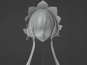 Genshin Impact Sandrone scaleable Head Sculpture