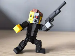 Minecraft Terminator (T-800) with Weapons