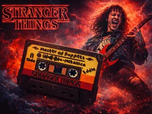 Stranger Things Cassette Eddie Master of Puppets