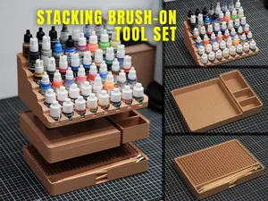 【RC004】Stacking Brush-on Tool Set-笔涂堆叠套装-无需AMS-无支撑