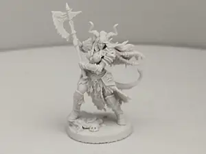 Miniatura D&D Tiefling Femmina - Berserker 45 mm