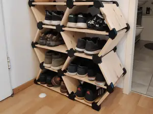 Honeycomb Shoe Rack Connectors