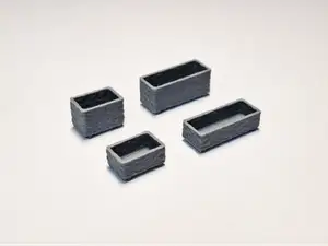 H0 1:87 stone planter trough