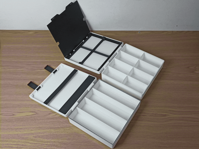 Storage Box With Cover Options