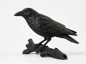 Mystic Carved Raven