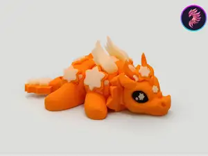Tiny Starry Flexi Dragon 