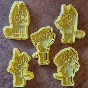Bluey Cookie Cutter Set – Set of 5 (Set 1)