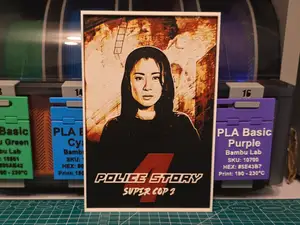 Supercop 2 Movie Poster - Hueforge Art