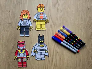 LEG0 Ironman Batman Black Widow Builder DIY Color