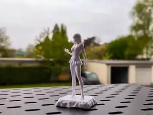 Stripper girl in mini dress
