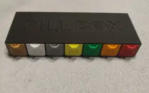 Pill box weekly - two wariants