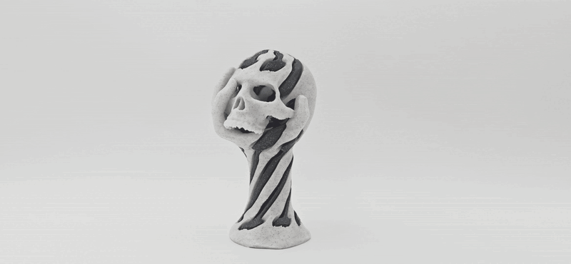 Skull Grip Impossible Pass Through Fidget