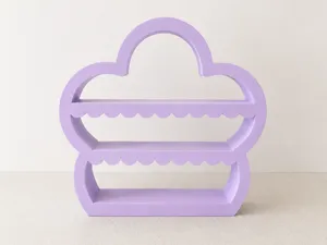 Cute Scalloped Flower Display Shelf | No AMS