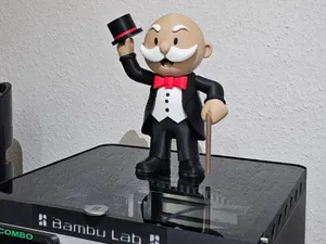 Mr. Monopoly Figur Komplett und Einzelteile