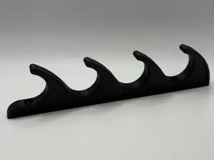 Fishing Rod Wall Rack (4 Rods) Updated
