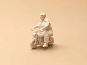 fat men biker 1/64