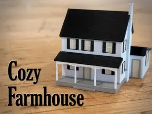 Cozy Farmhouse (N Gauge Scale)
