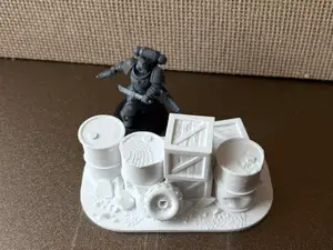 Crate and Barrel Barricade Terrain Wargaming