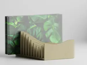 Wavy Business Card Organizer Holder