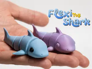Flexi Toy Shark – Articulated