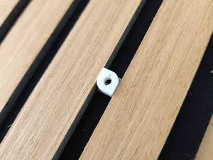 Fixing clip for Wood wall panels from Action