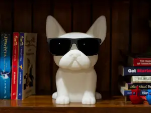 Life-Size French Bulldog Glasses Holder