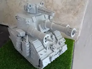 Grimdark ork tank-scifi orc main battle tank