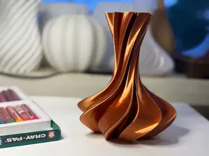 "Spiral Wave Decanter" Contemporary Spiral Vase