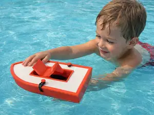 Retro Rubber-Band Paddle Boat (Pool & Tub Toy)