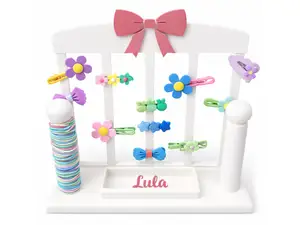Hair Accessory Organizer-Custom name & Top Design