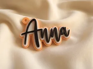 Anna Name Keychain – Personalized 3D Print