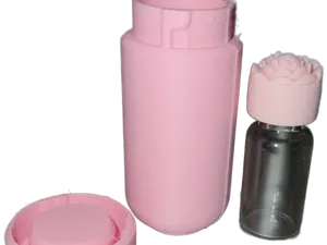 Twist-lock Lid 3ml vial Container