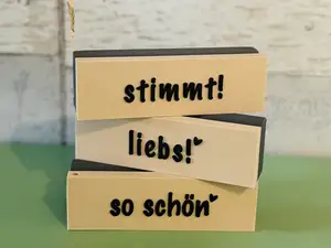 Kartenständer mit Wechselfronten