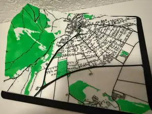 Impression 3D d'un village Suisse