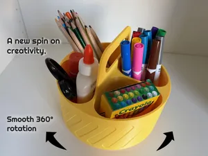 Rotating Art Supply Organizer | Caddy | Storage