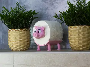 Pigster is here! Oinkcrebile Toilet Paper Holder