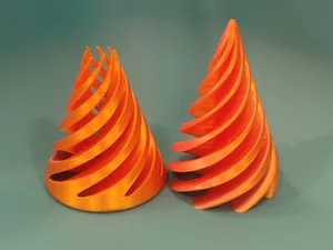 Spiral Passthrough Fidget Cone