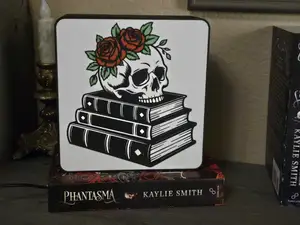 Skull and Rose Light Box