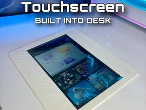 7-Inch Touchscreen Case Built-In Desk Installation