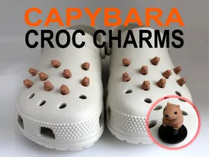 Capybara Croc Charms