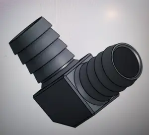 90 degree barb fitting