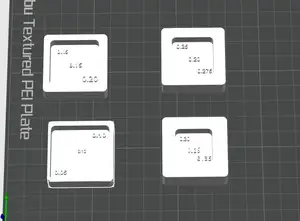 Wall and floor thickness test