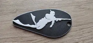 Spearfishing keychain