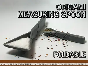 Origami Foldable Measuring Spoon - TBSP/ML
