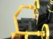 Front pipe with supports and brim. 