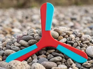 3 blade boomerang aerodynamic perfect return